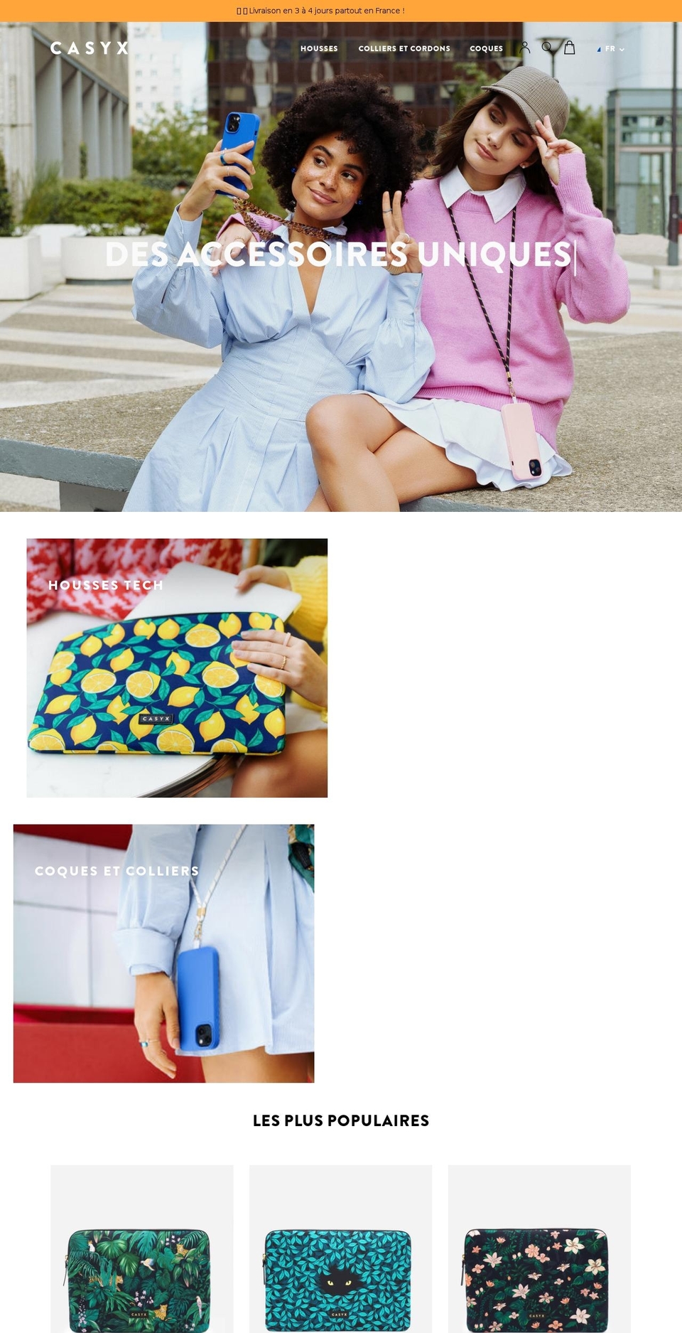 shop.casyx.com shopify website screenshot