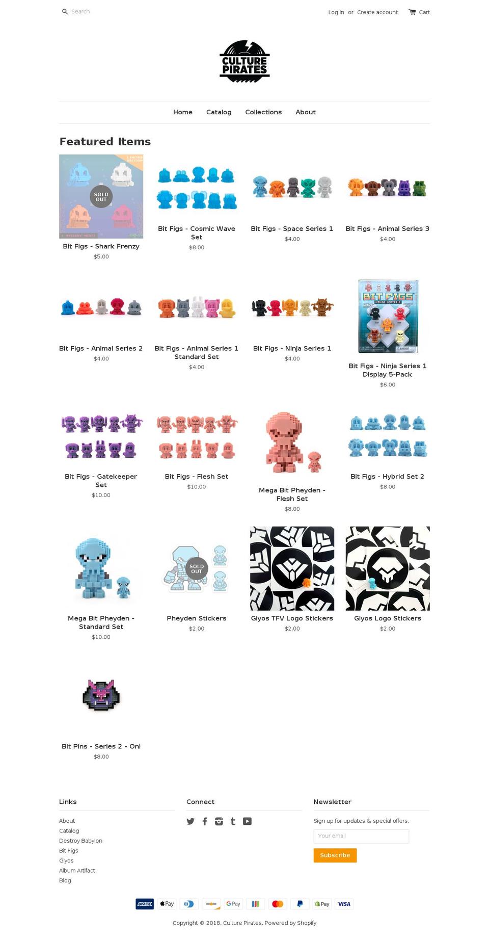 shop.culturepirates.com shopify website screenshot