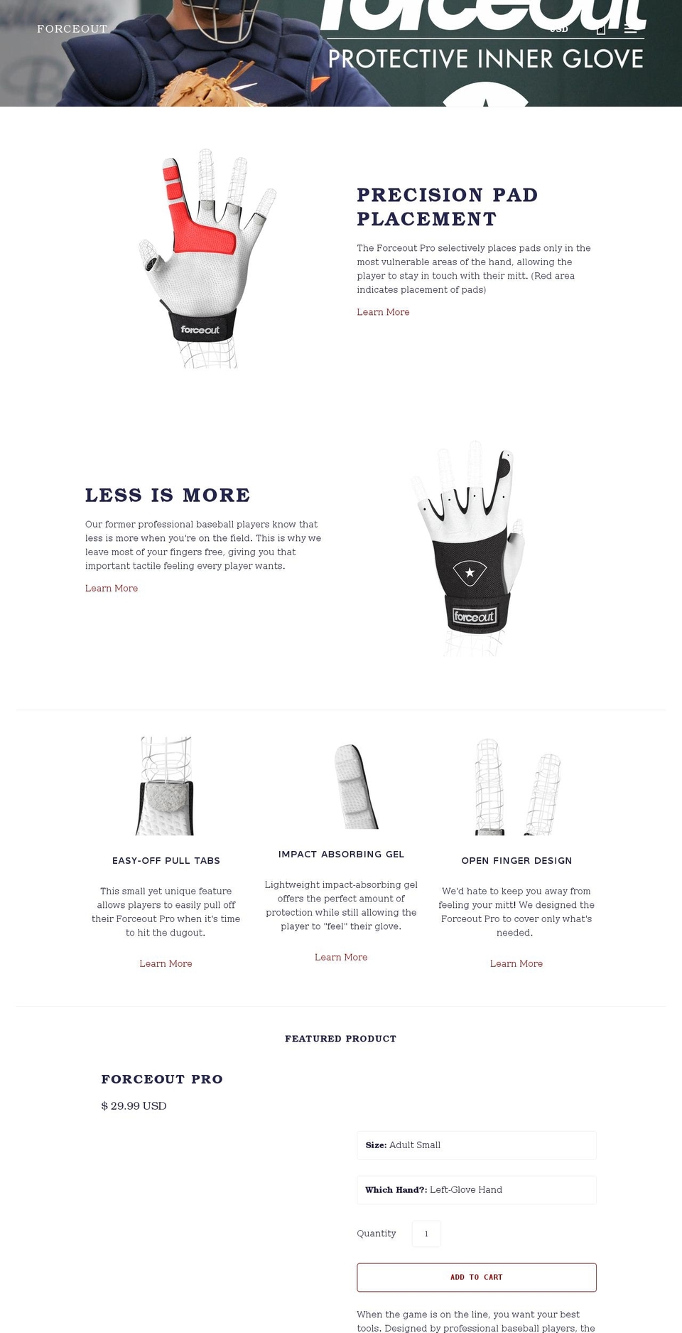 shop.forceout.com shopify website screenshot