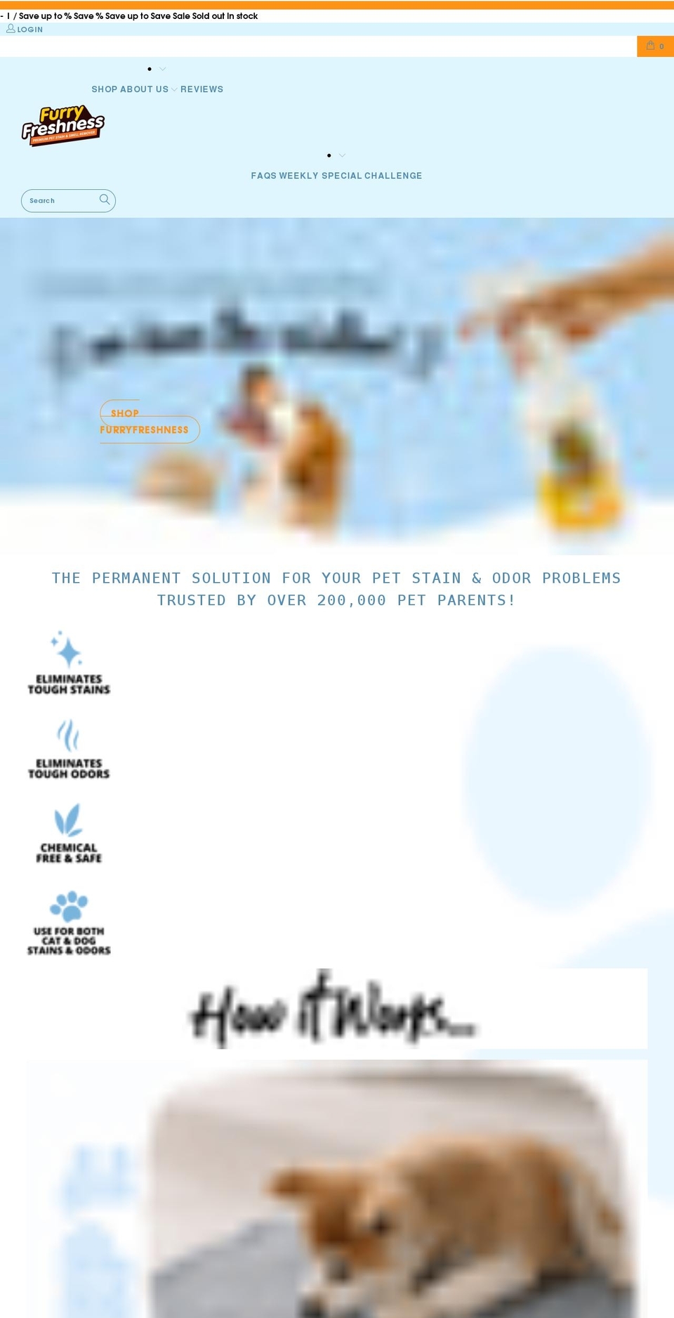 shop.furryfreshness.com shopify website screenshot