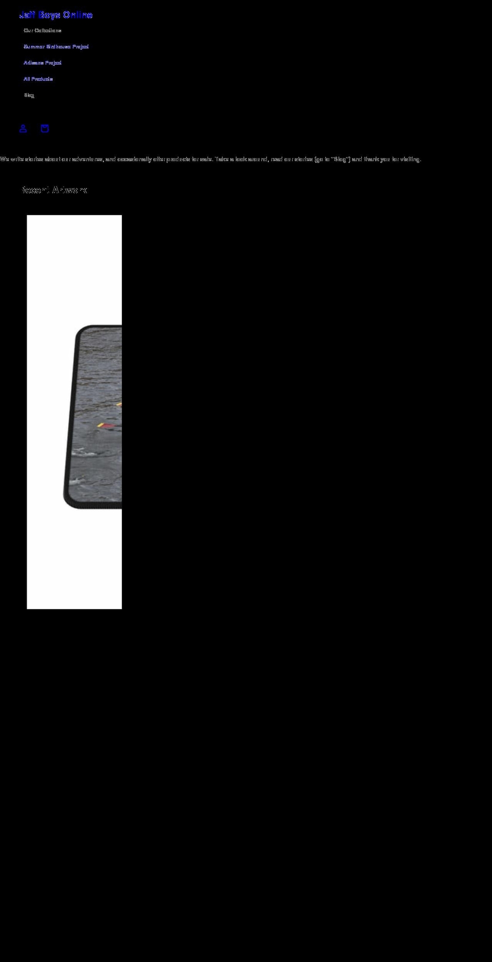shop.jaffboys.com shopify website screenshot