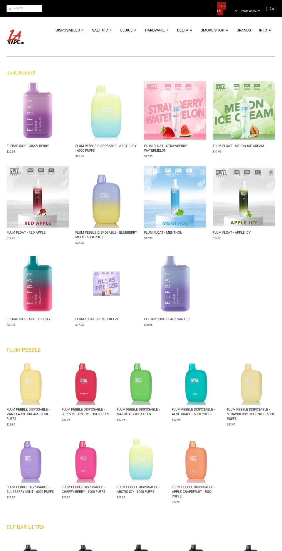 shop.lavapeco.com shopify website screenshot