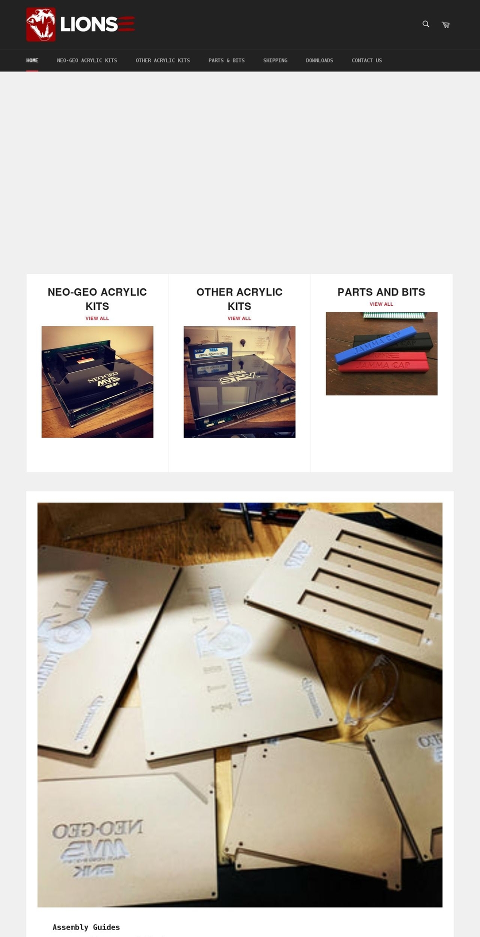 shop.lions3.com shopify website screenshot