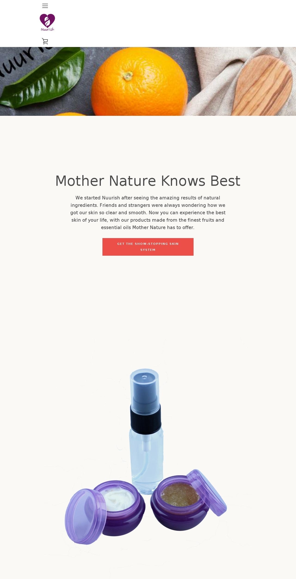 shop.nuurish.com — Shopify storefront screenshot