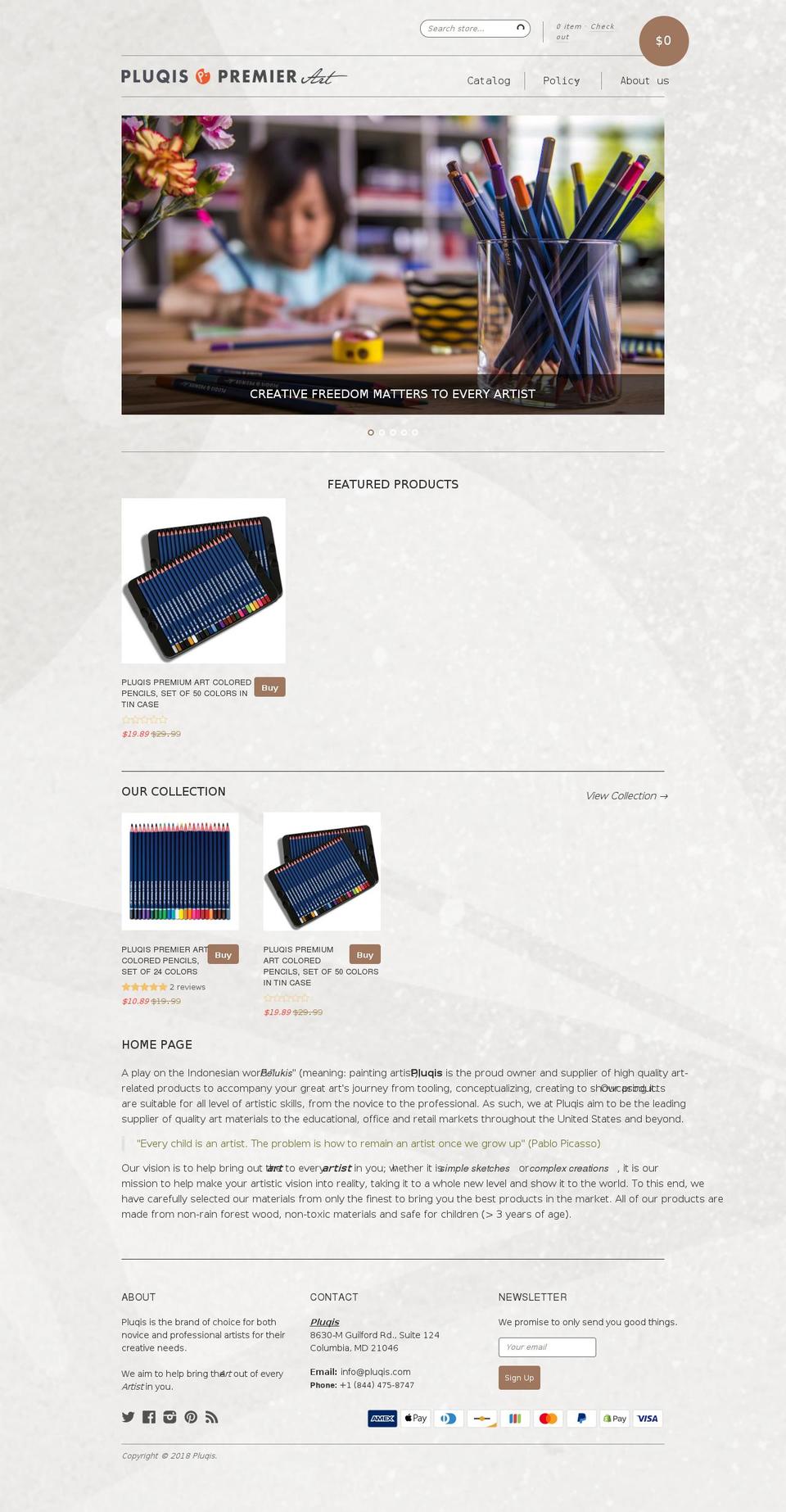 shop.pluqis.store shopify website screenshot