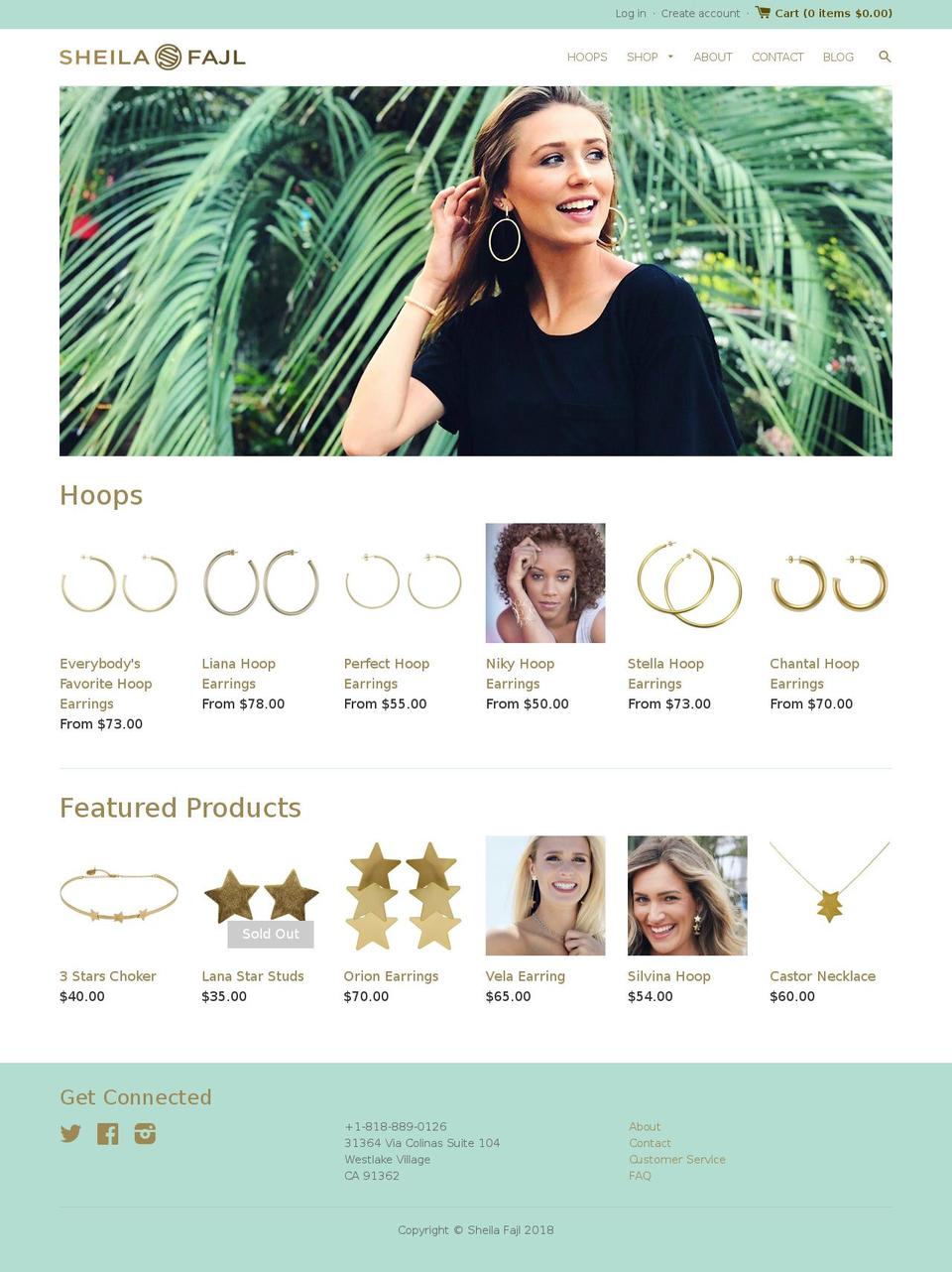 Youth Shopify theme site example shop.sheilafajl.com