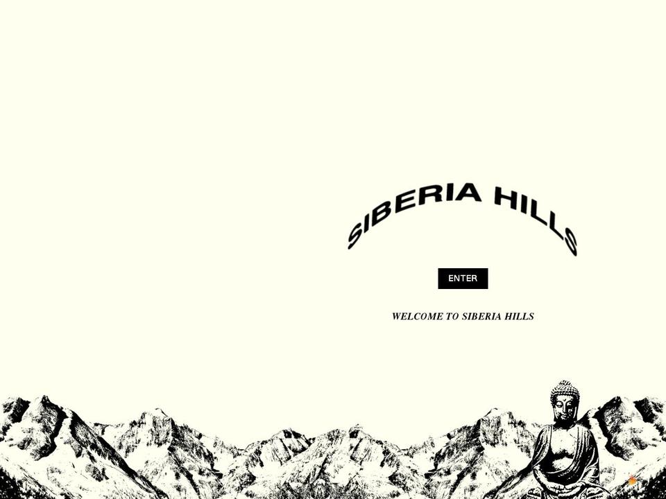 shop.siberiahills.eu shopify website screenshot