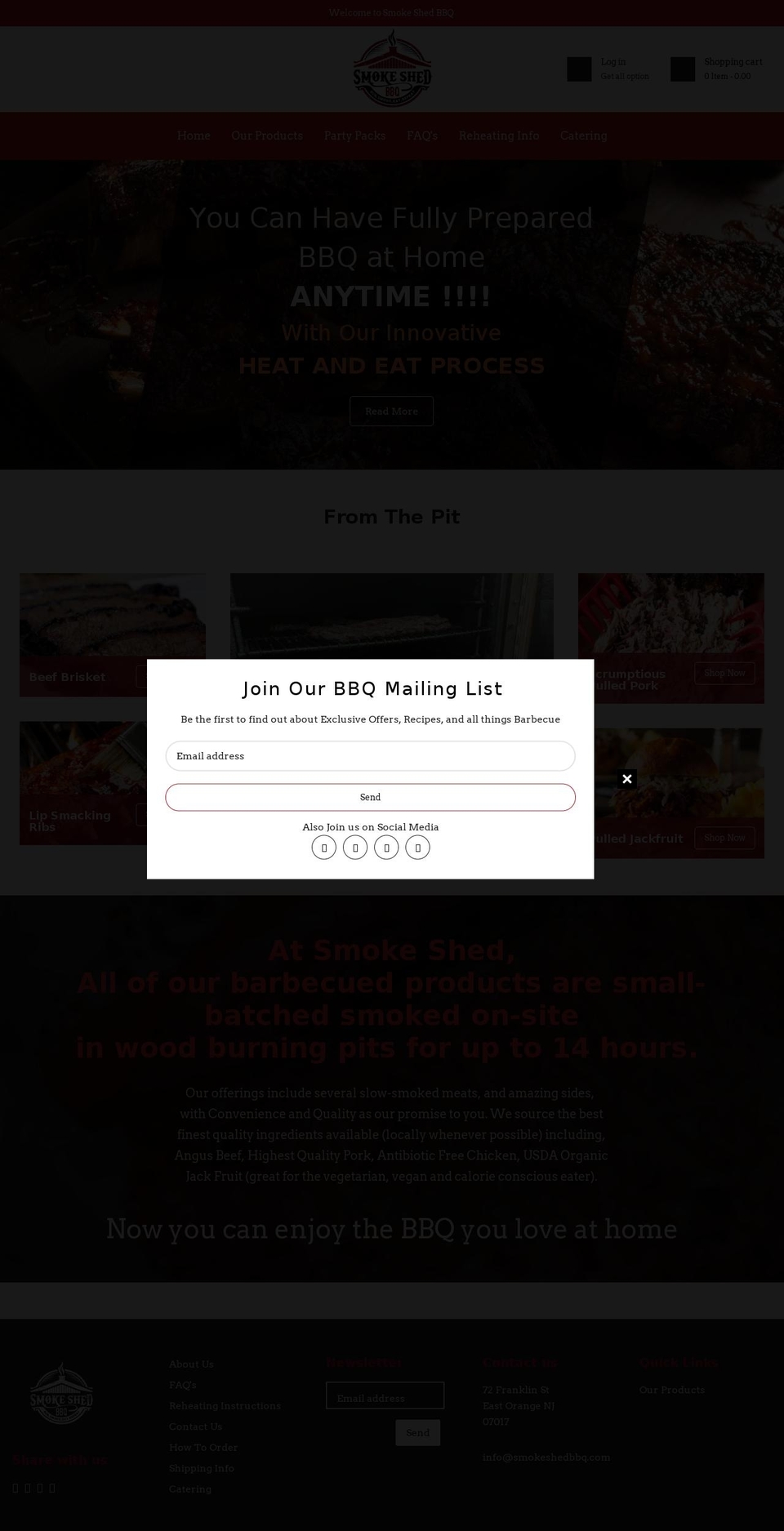 Onky Shopify theme site example shop.smokeshedbbq.com