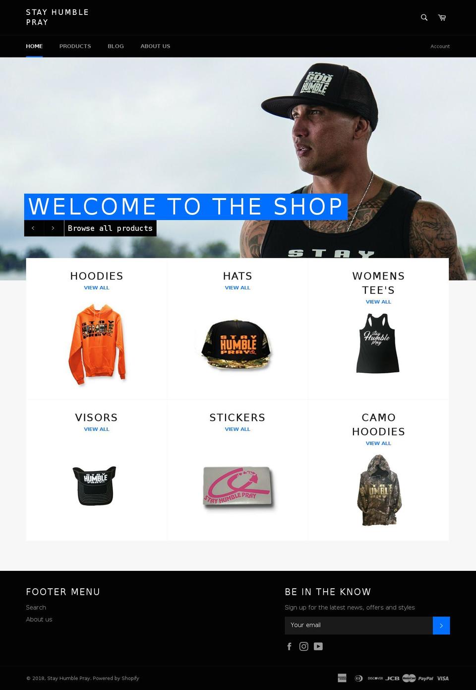 shop.stayhumbleprayhawaii.com shopify website screenshot