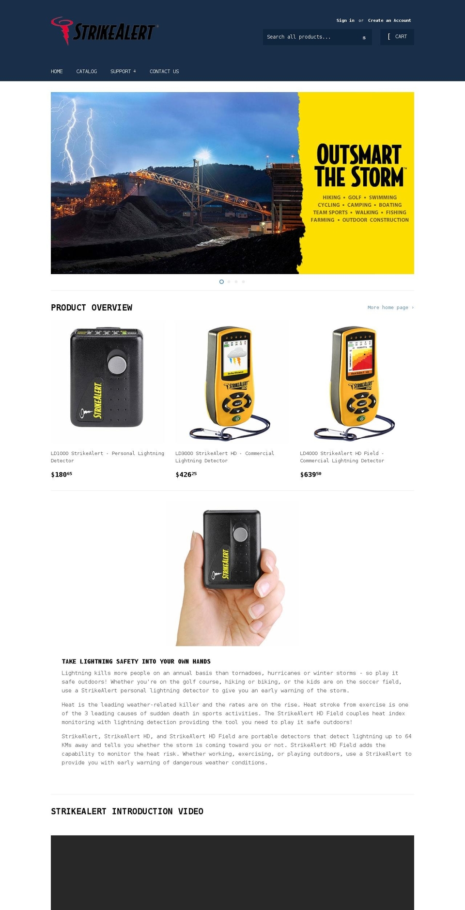 shop.strikealert.com.au shopify website screenshot