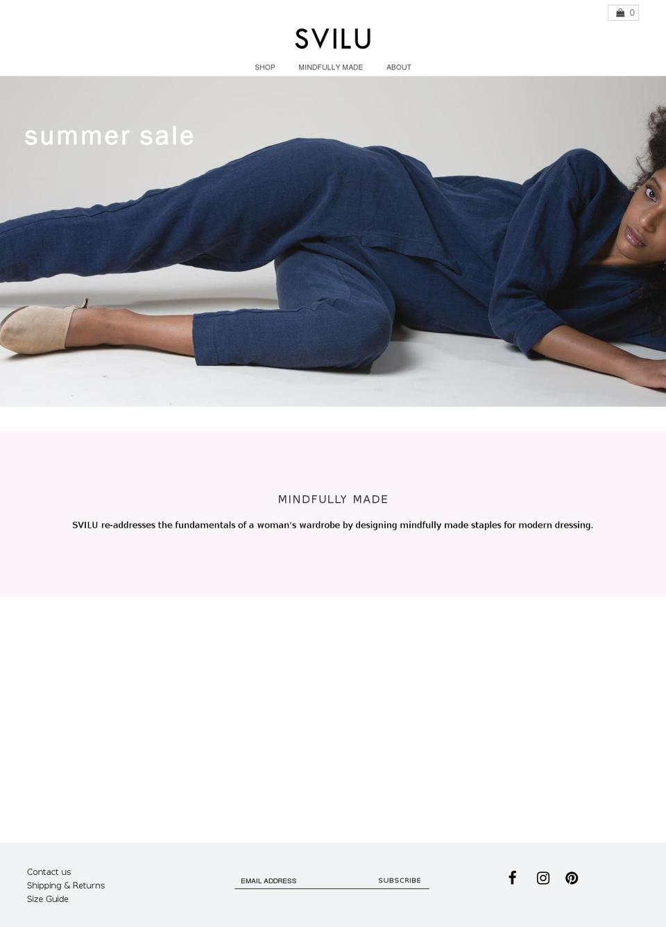 shop.svilu.com — Shopify storefront screenshot