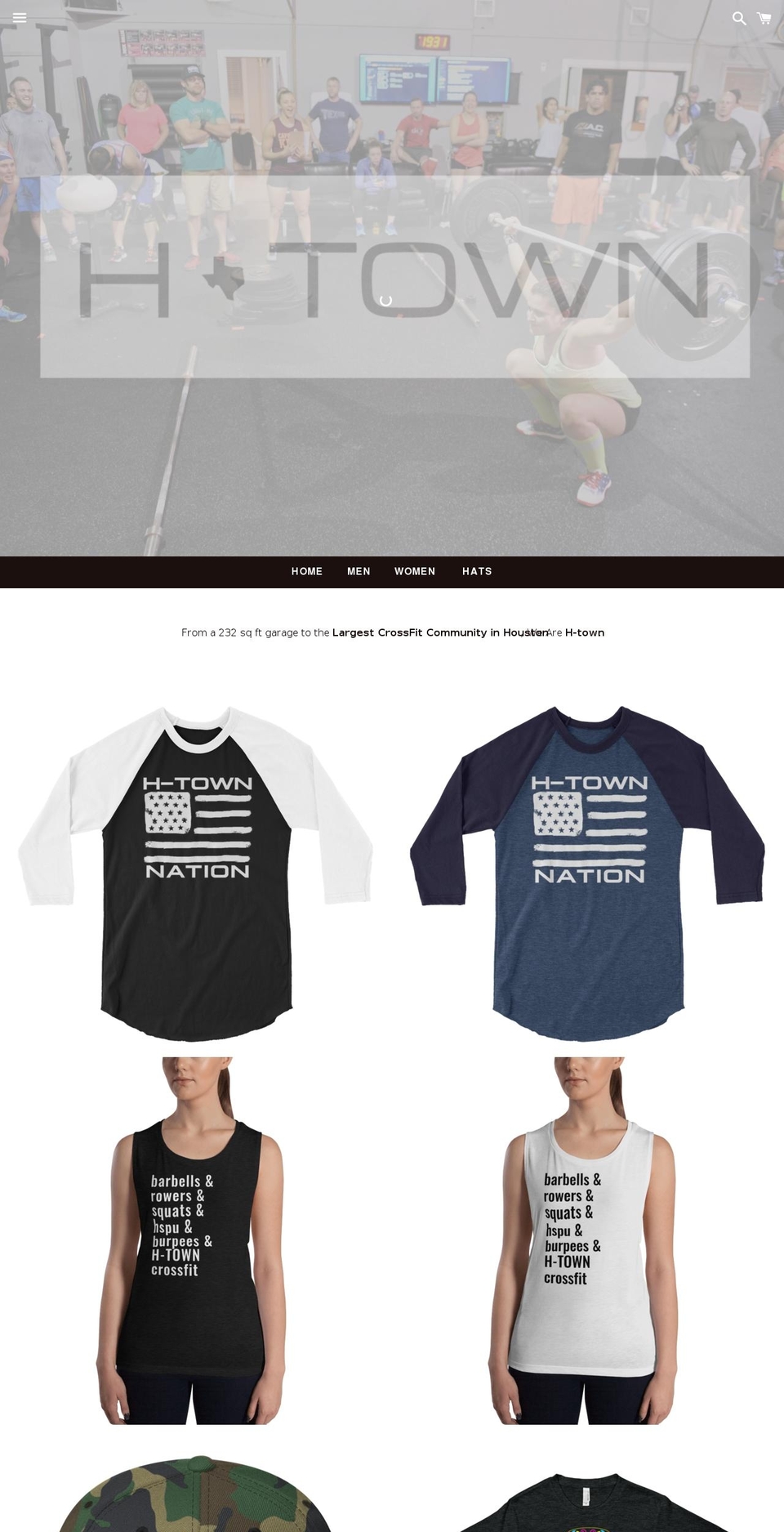 shop.thehtown.com shopify website screenshot