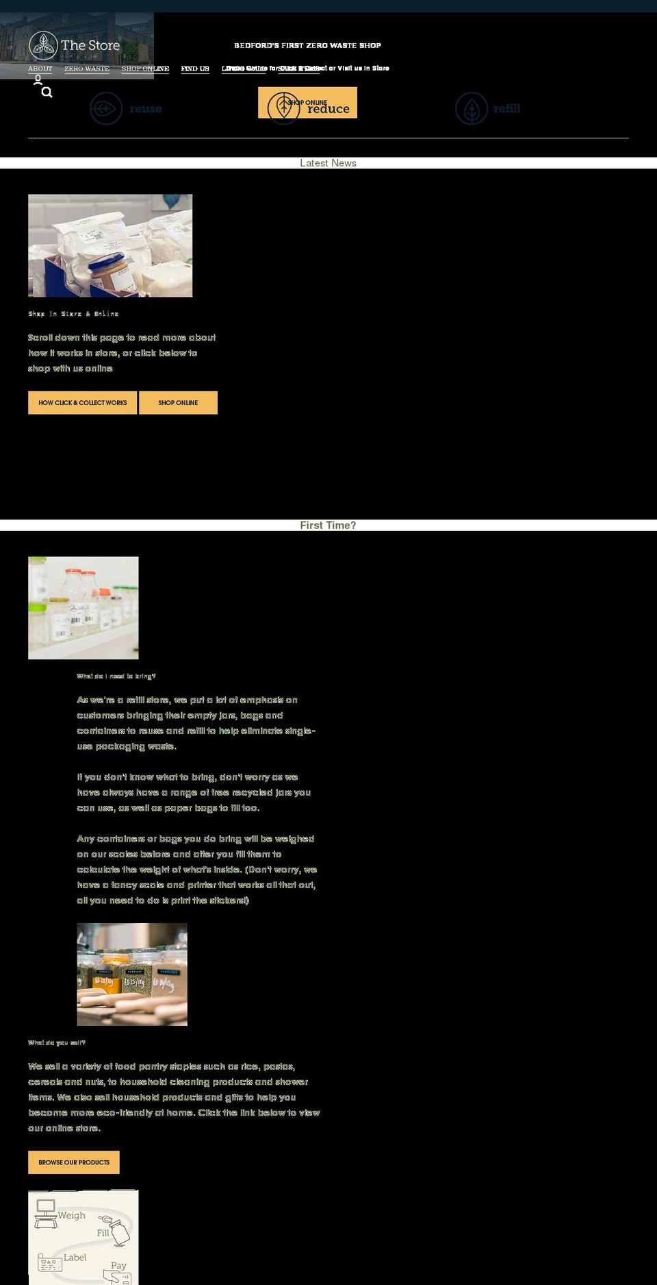 shop.thestoreuk.co.uk shopify website screenshot