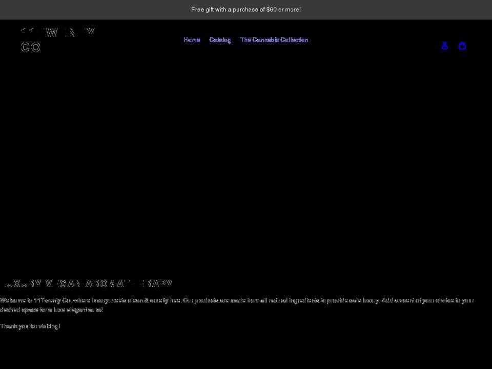 shop11twentyco.com shopify website screenshot