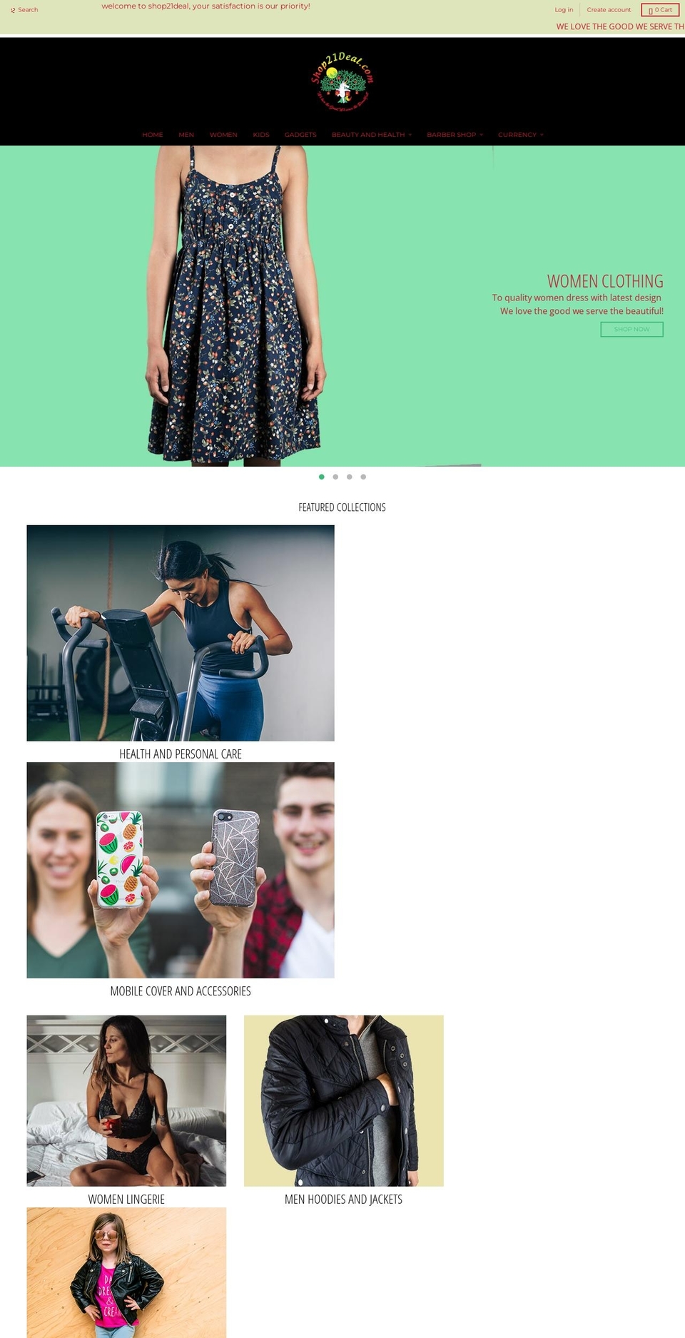 shop21deal.com shopify website screenshot