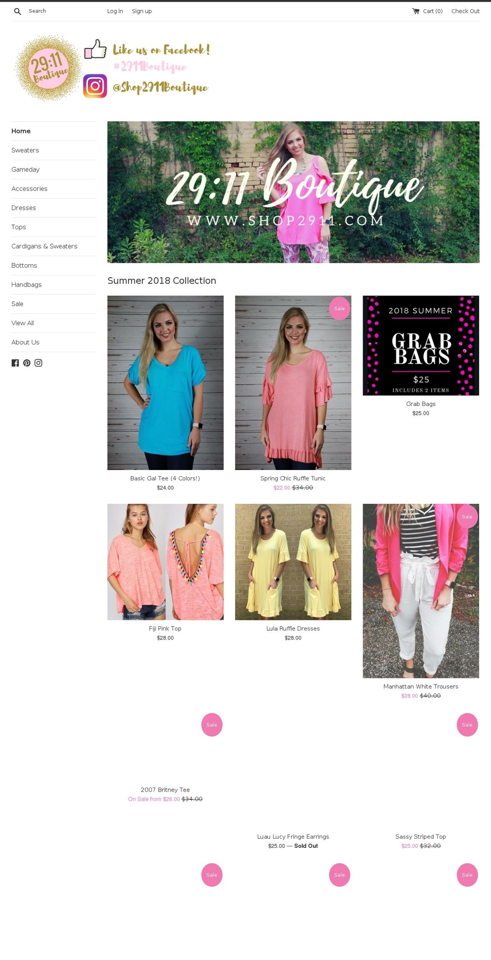 shop2911.com — Shopify storefront screenshot