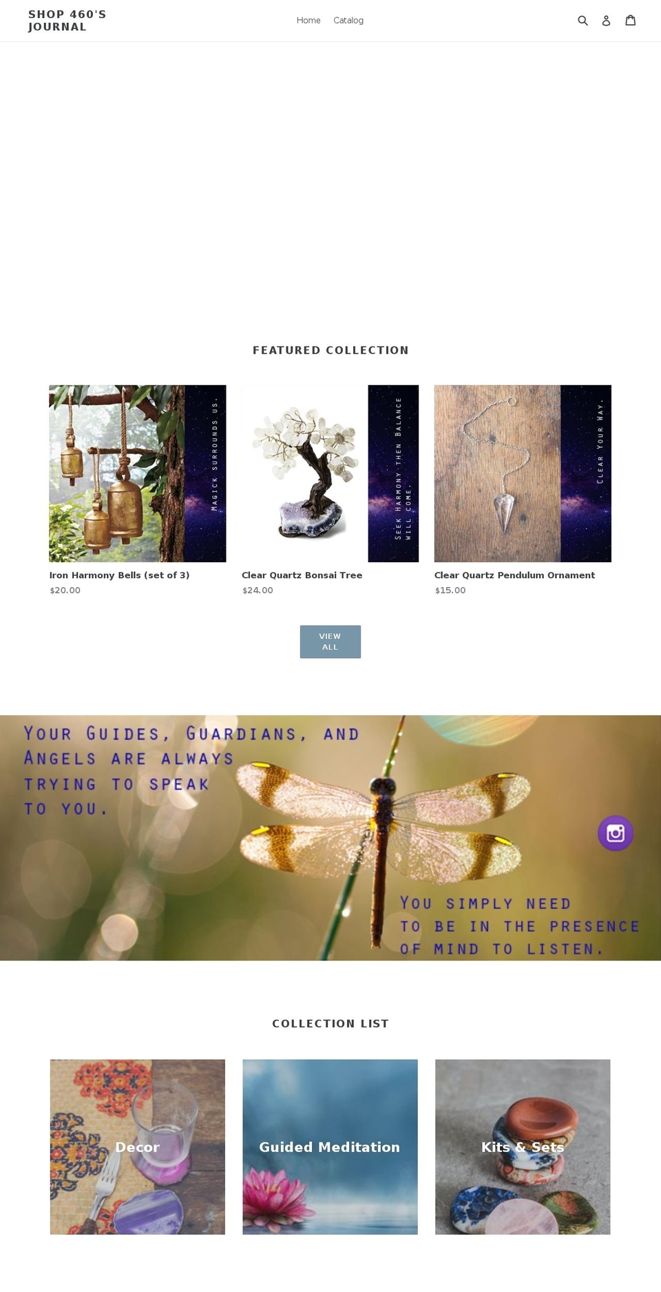 shop460sjournal.com — Shopify storefront screenshot