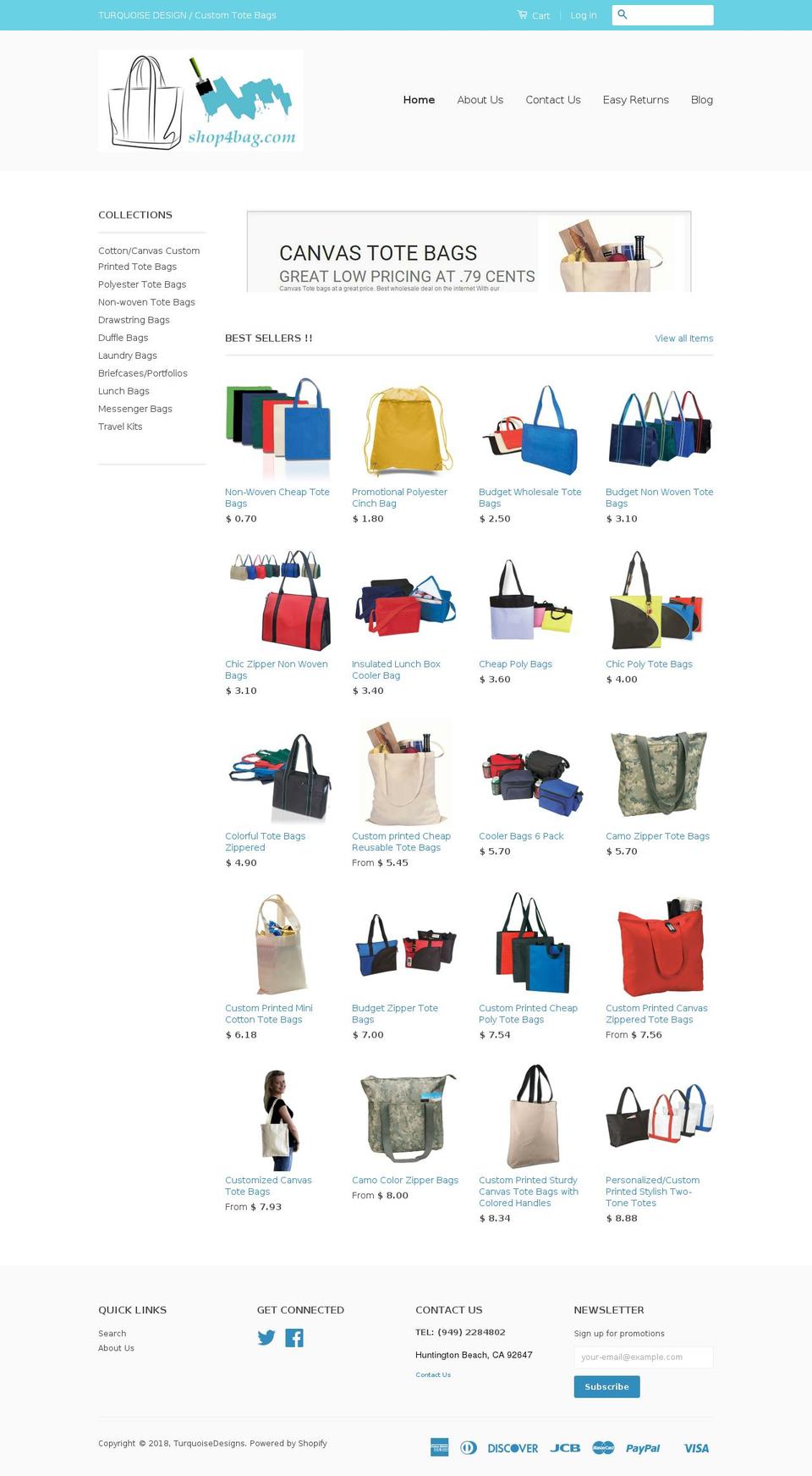 shop4bag.com — Shopify storefront screenshot