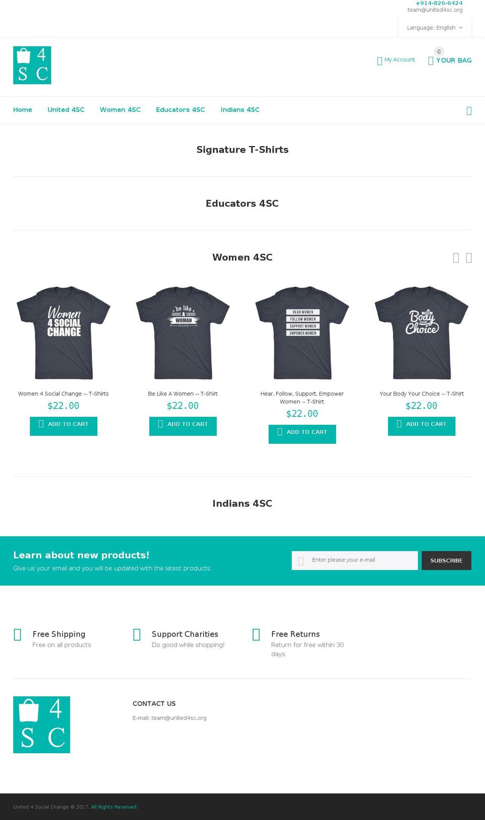 install-me-myshop-v-1-1-0 Shopify theme site example shop4socialchange.com