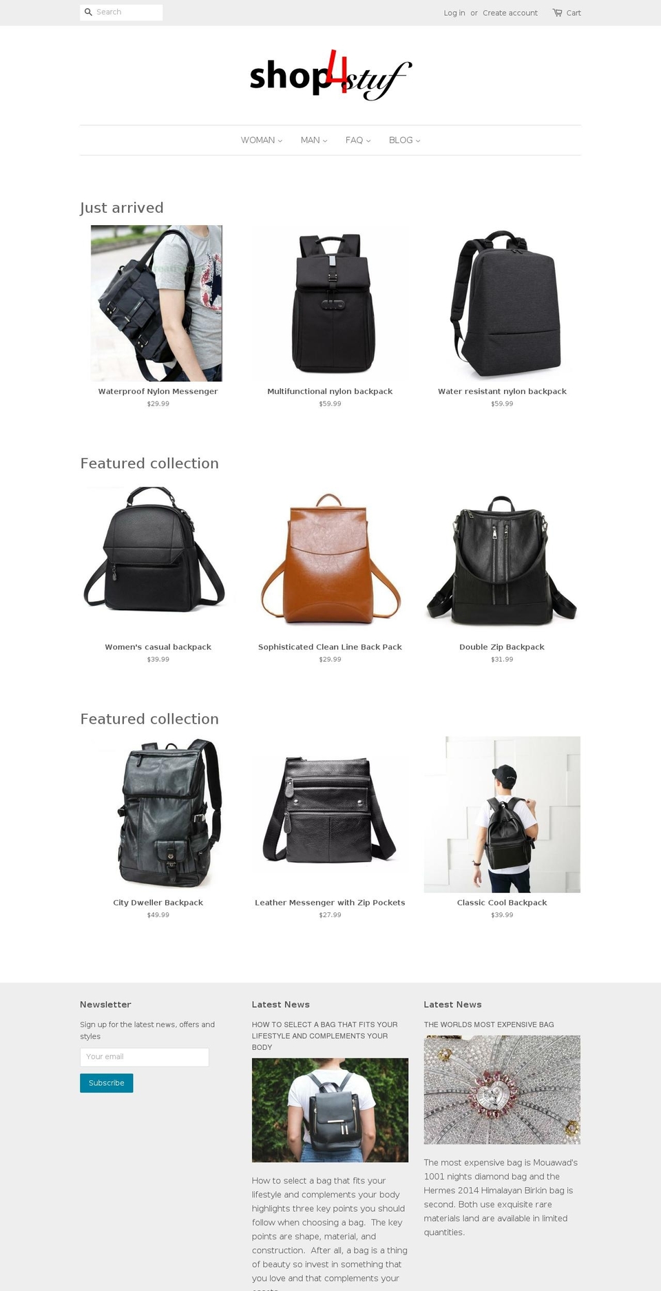 shop4stuf.com — Shopify storefront screenshot