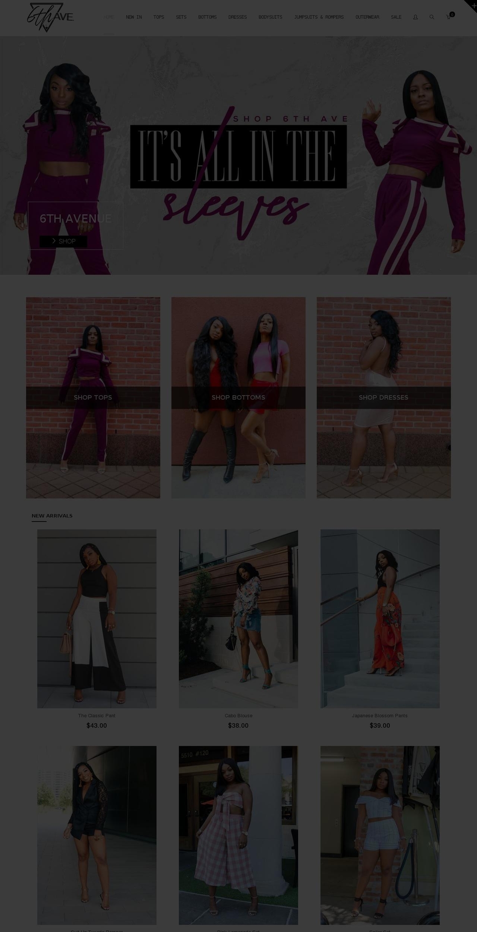 rt-fashion-v1-0-2 Shopify theme site example shop6thavenue.com