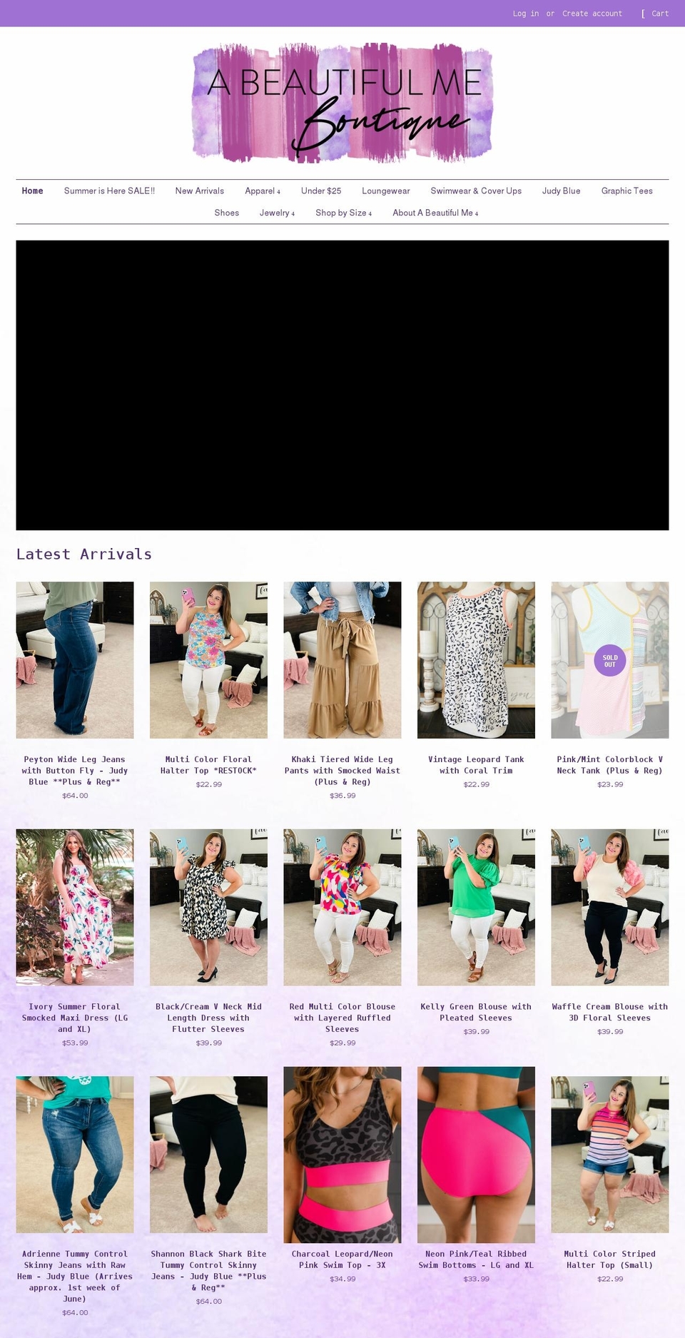 shopabeautifulme.com shopify website screenshot