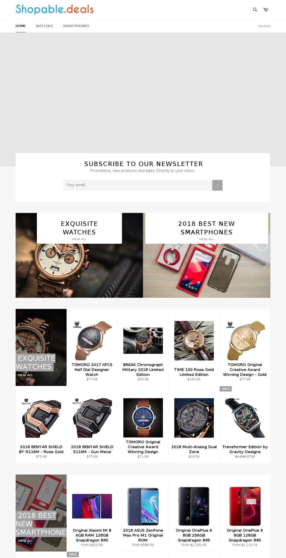 shopable.deals shopify website screenshot