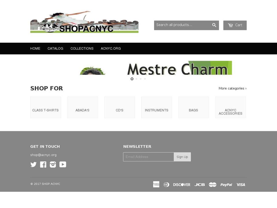 shopacnyc.com shopify website screenshot