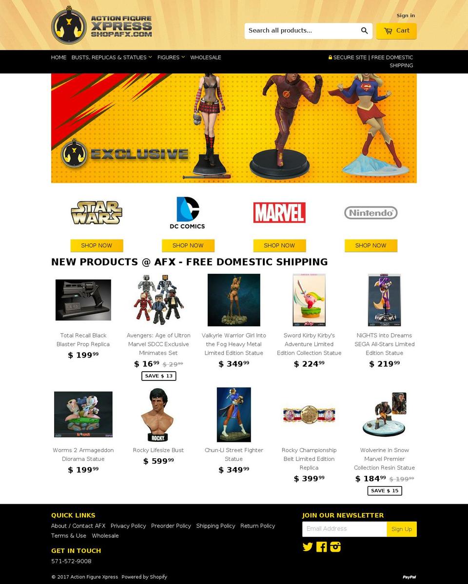 shopafx.net shopify website screenshot
