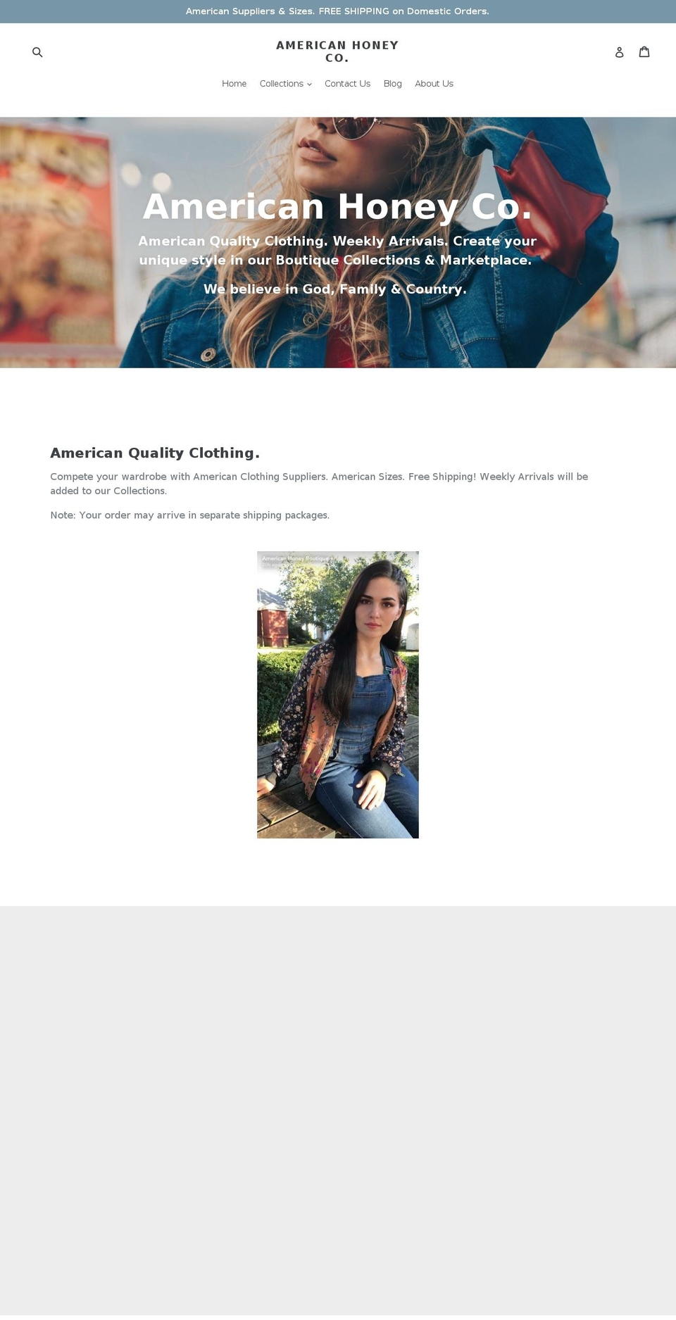 shopahcboutique.com — Shopify storefront screenshot