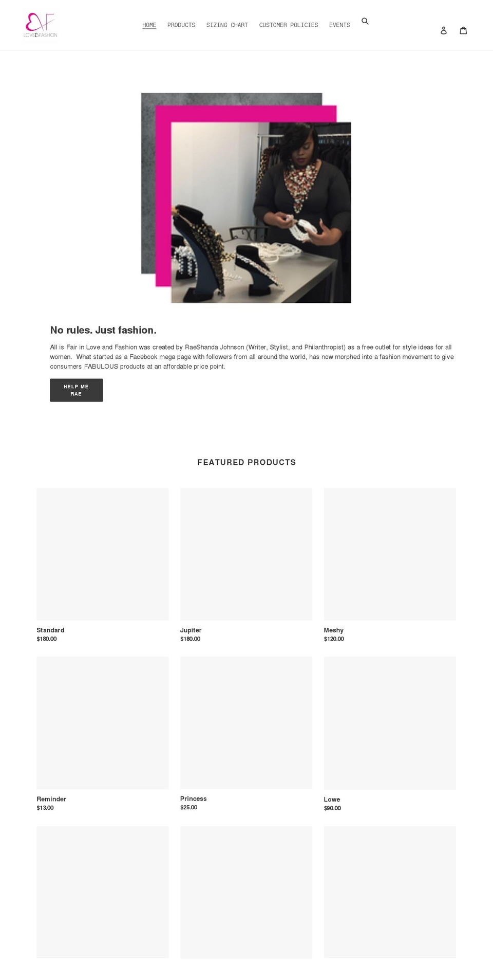 shopaif.com shopify website screenshot