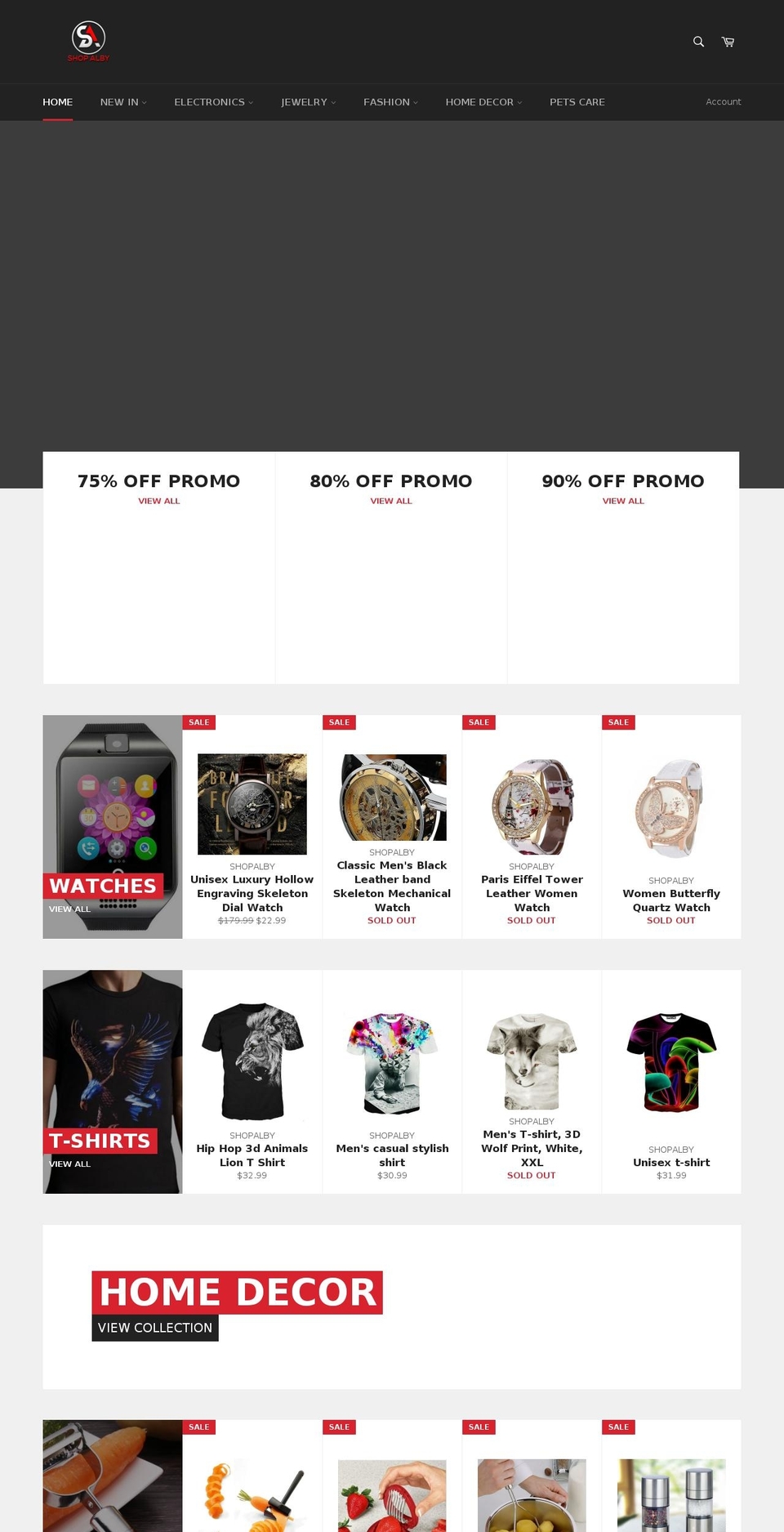 shopalby.com — Shopify storefront screenshot