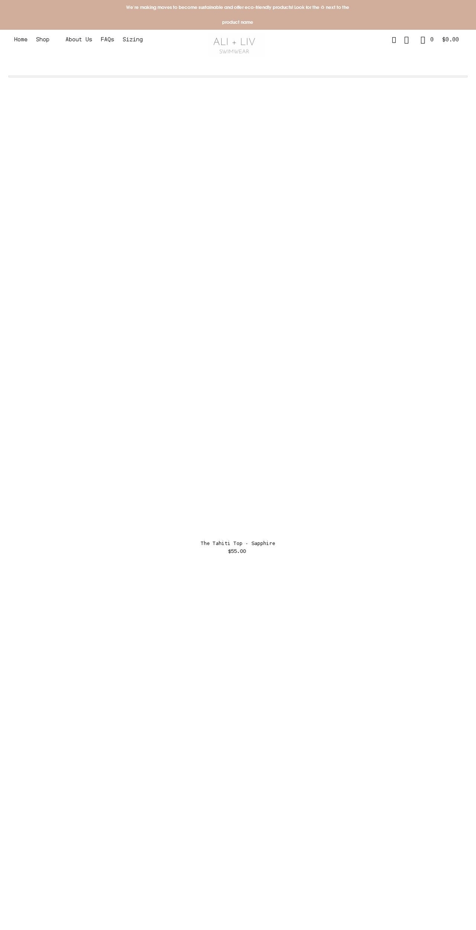 shopaliandliv.com shopify website screenshot