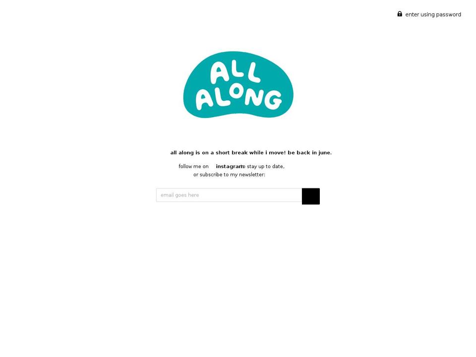 REBRAND Shopify theme site example shopallalong.com