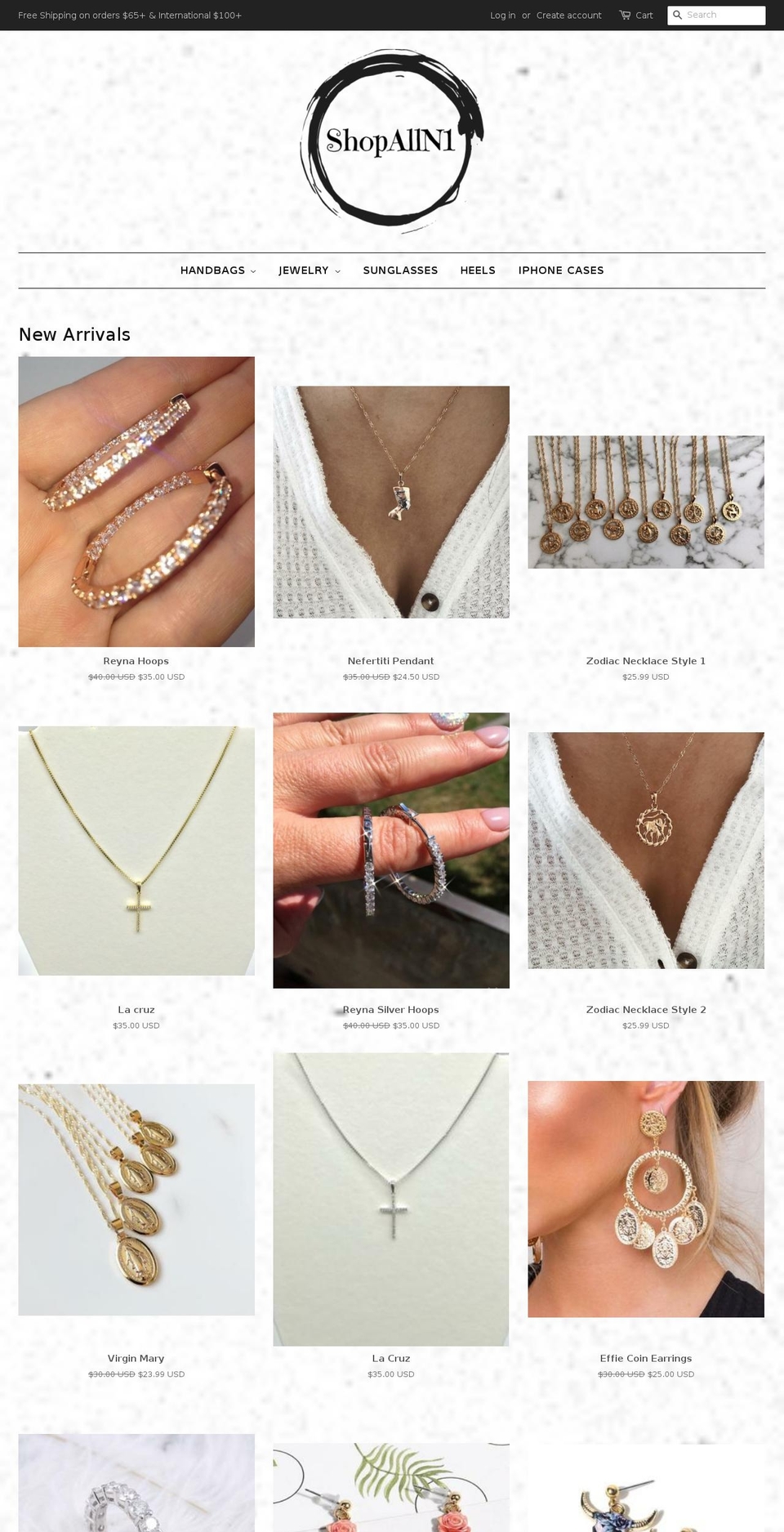 shopalln1.com shopify website screenshot