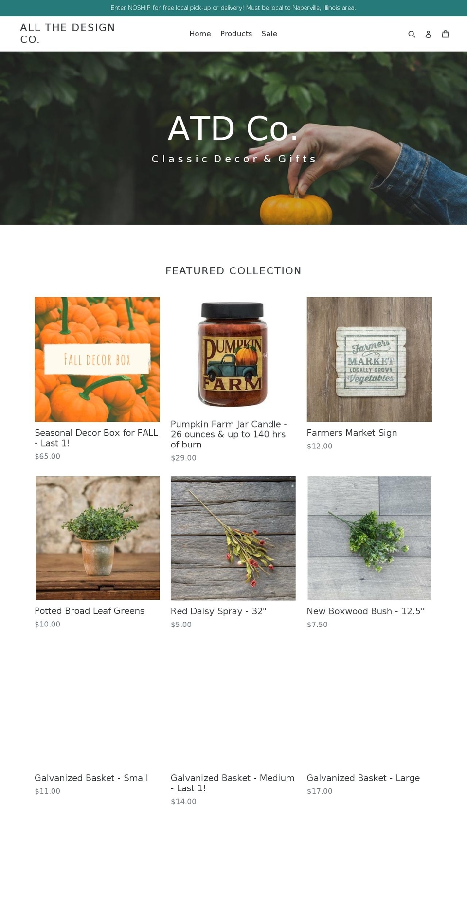 shopallthedesign.com shopify website screenshot