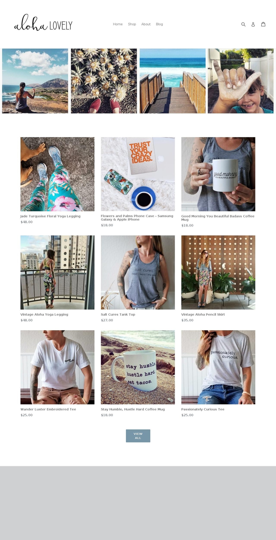 shopalohalovely.com shopify website screenshot