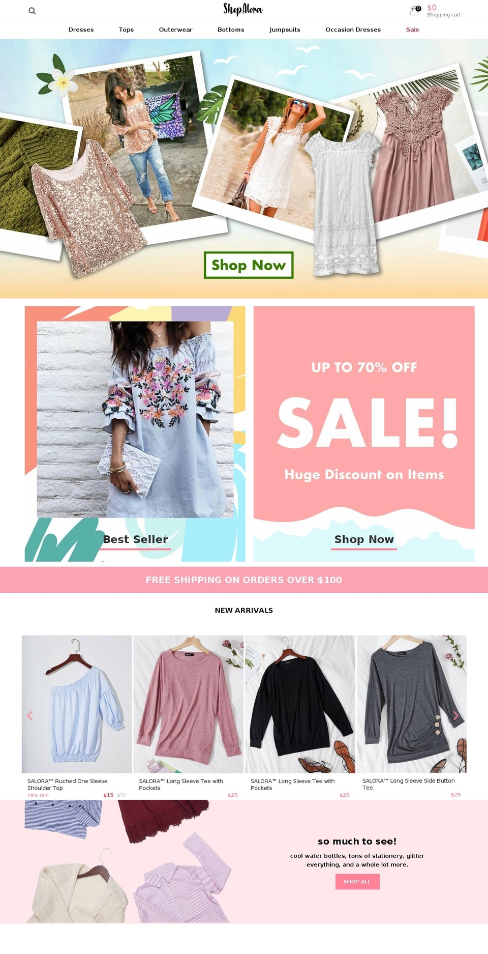 shopalora.com — Shopify storefront screenshot