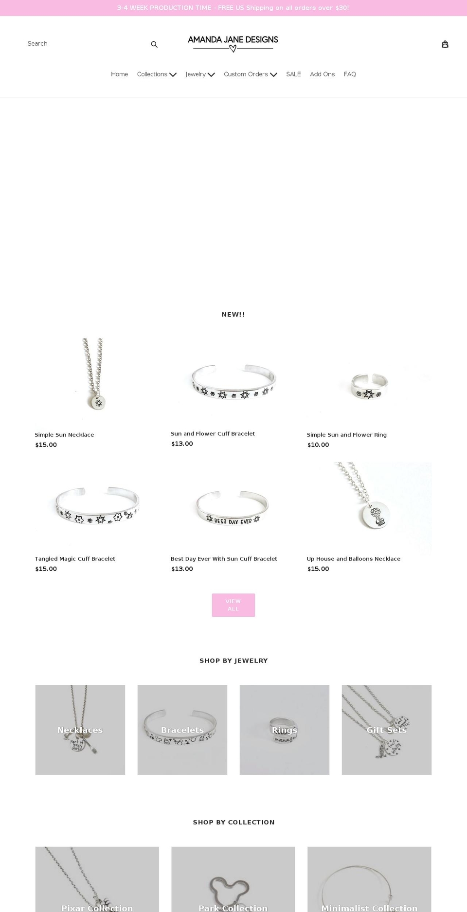 shopamandajane.com shopify website screenshot