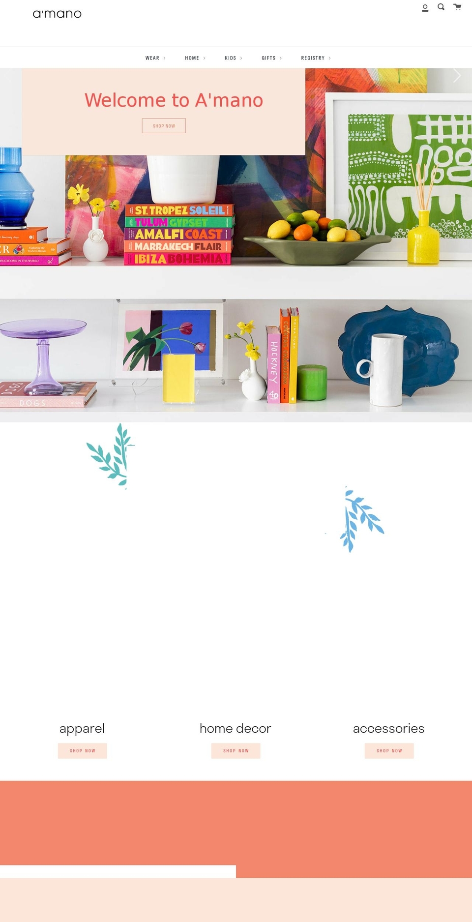 shopamanogifts.com shopify website screenshot