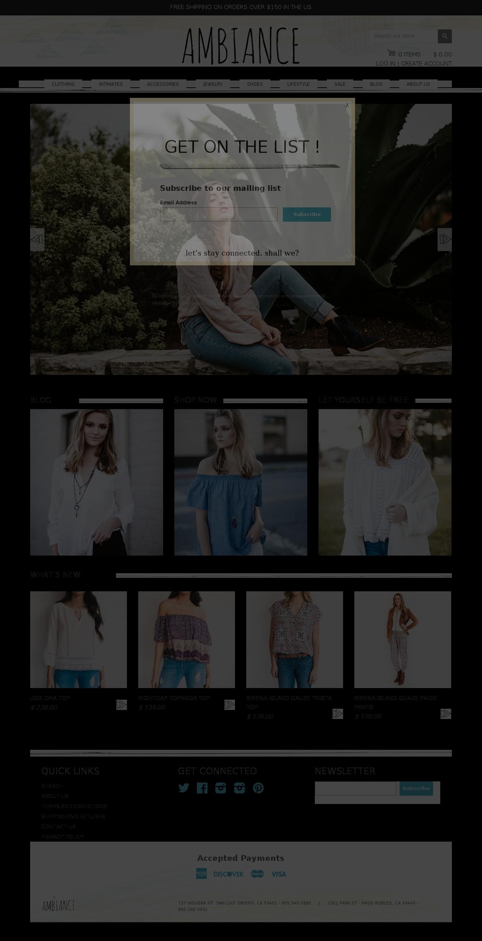 Shopfuel Shopify theme site example shopambiance.com