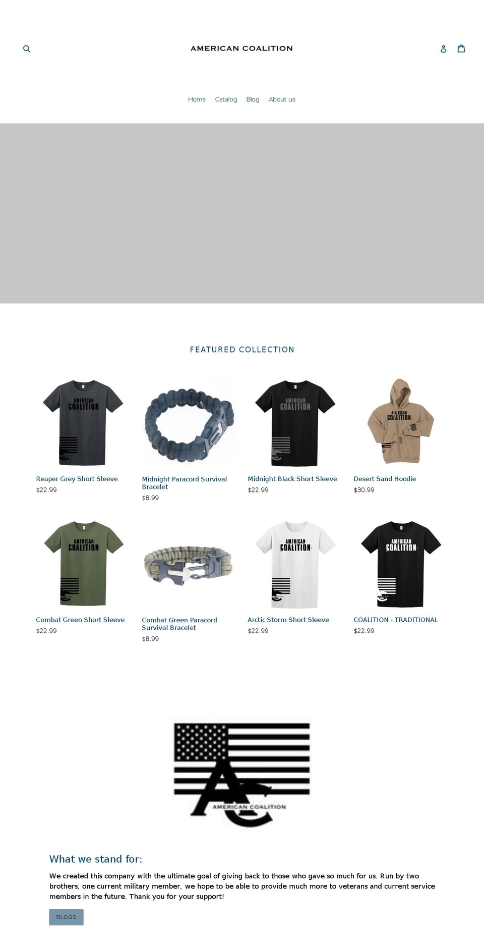 shopamericancoalition.com — Shopify storefront screenshot