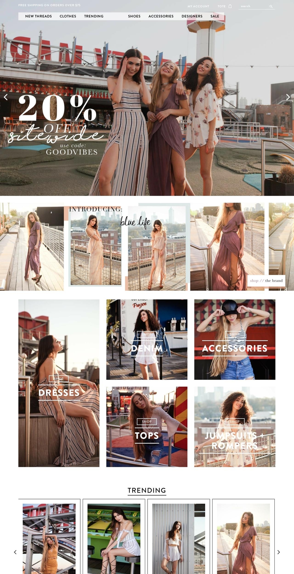 shopamericanthreads.com shopify website screenshot