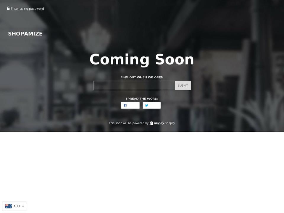 shopamize.com — Shopify storefront screenshot