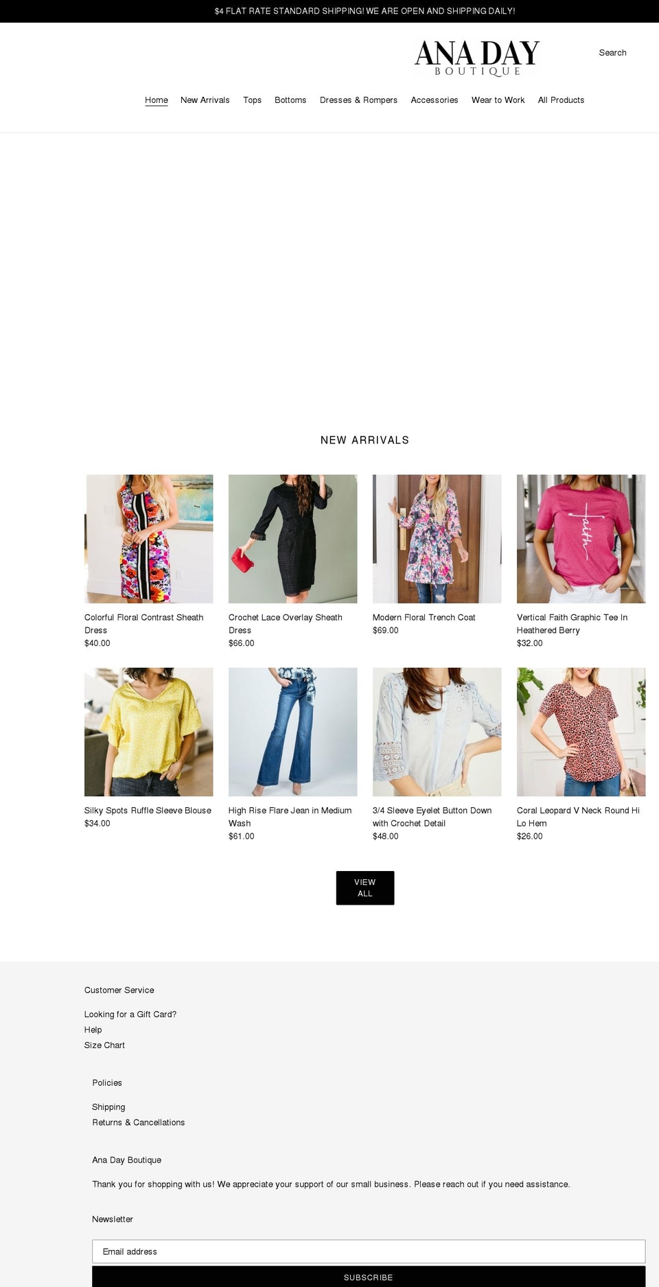 shopanaday.com shopify website screenshot