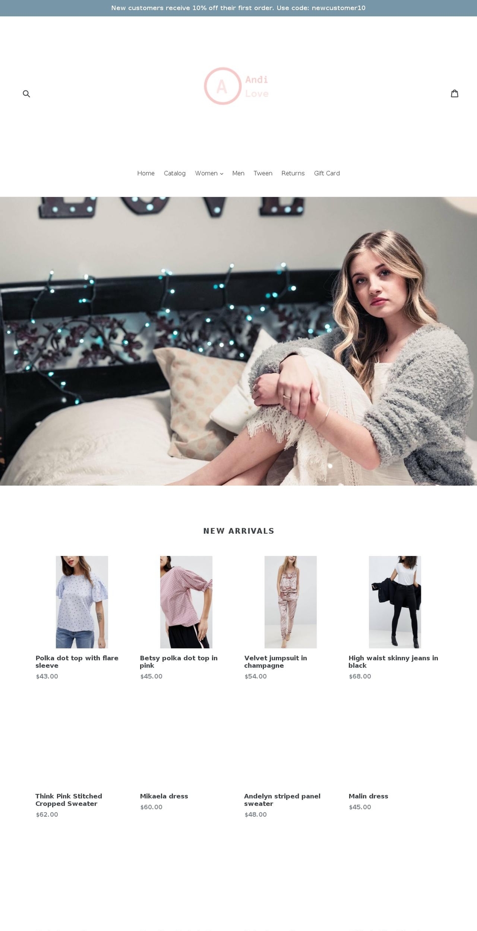 shopandilove.com shopify website screenshot
