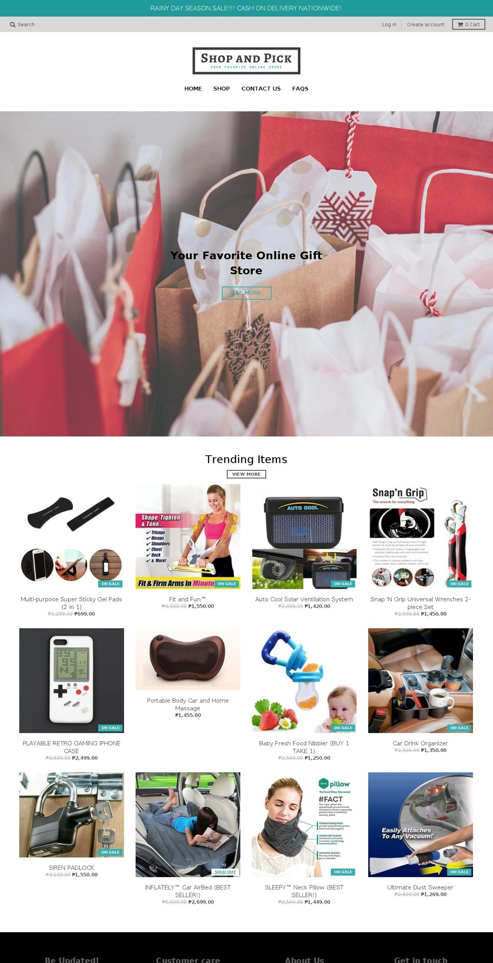 shopandpick.com — Shopify storefront screenshot