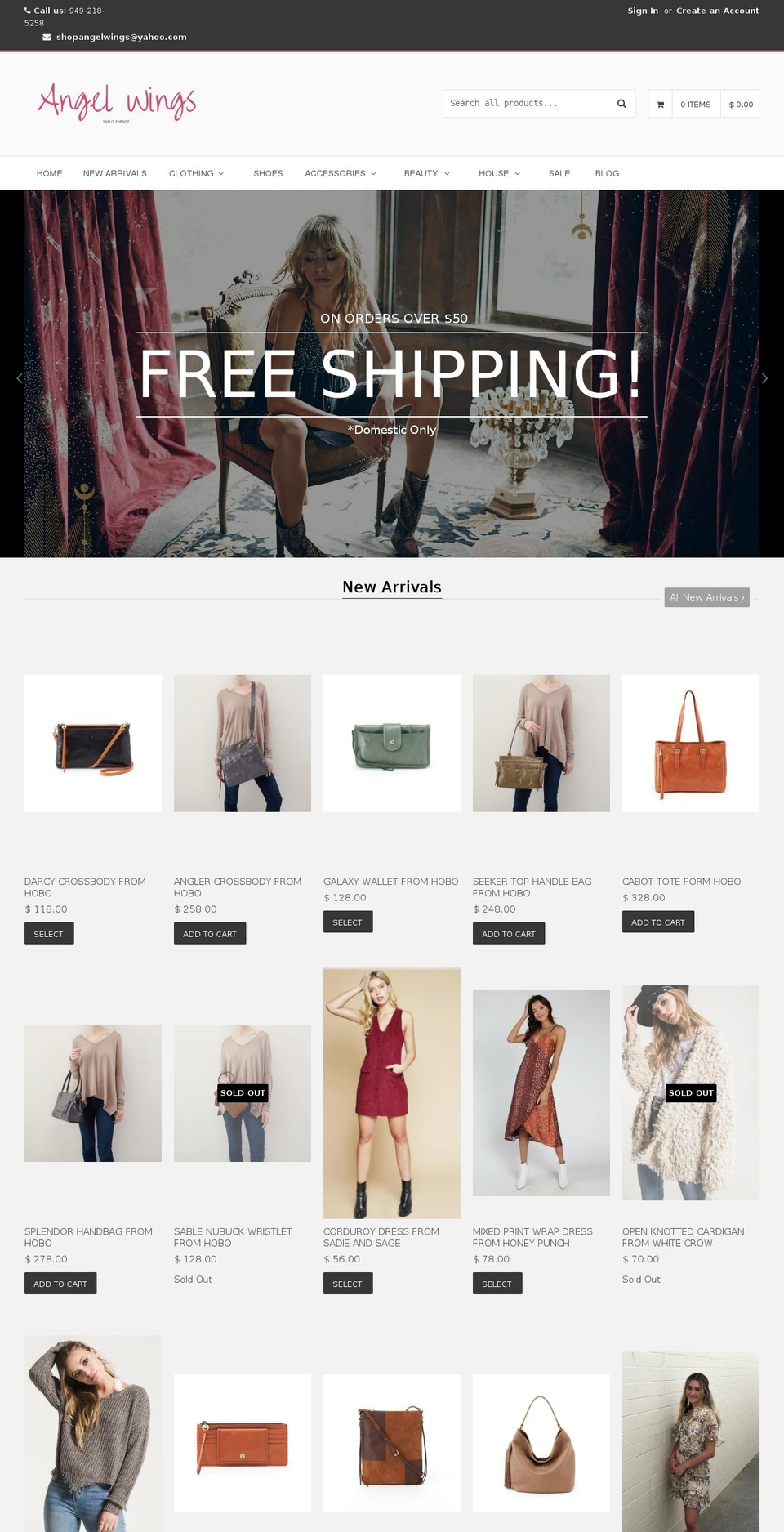 qrack-v1-4-6 Shopify theme site example shopangelwings.com