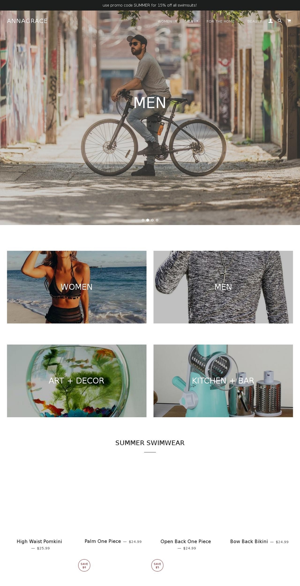 shopannagrace.com shopify website screenshot