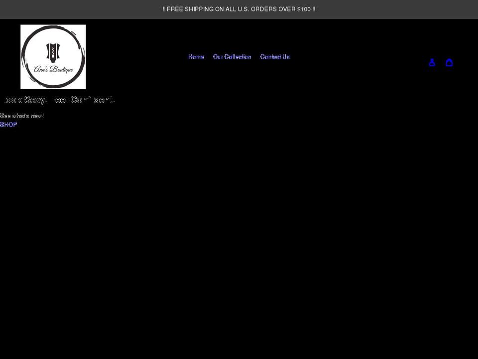 shopannboutique.com shopify website screenshot